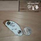 DEER ANTLER "SCRIMSHAW LARGE MOUTH BASS"" HAT PIN" ALABAMA WHITE TAIL DEER. — photo 4