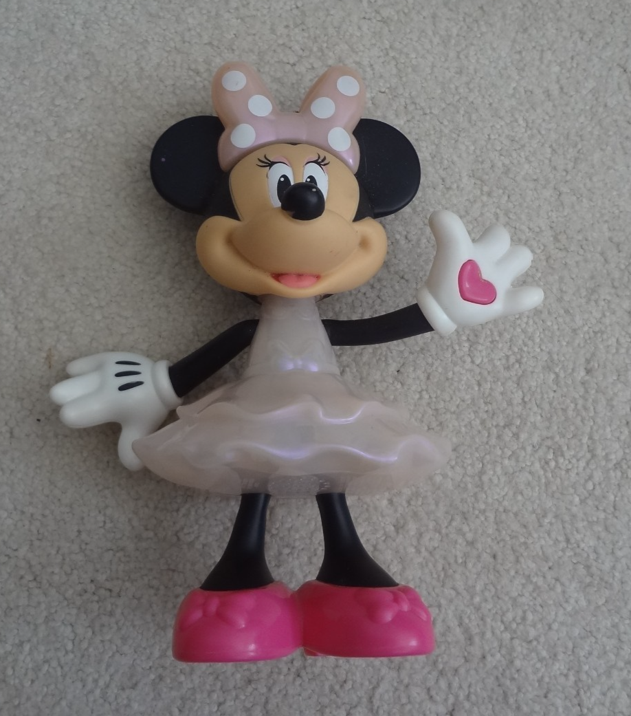 Disney Minnie Mouse Rainbow Dazzle Talking Light Up Music Touch