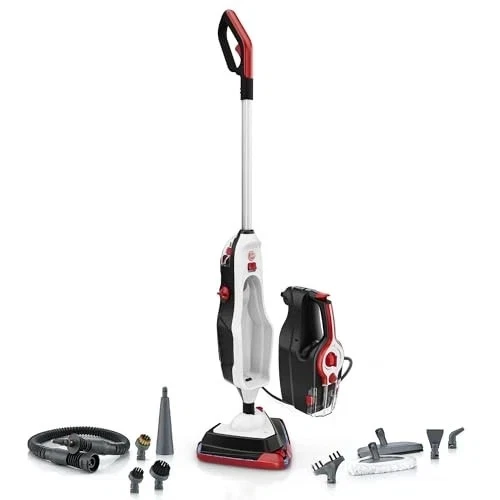 HOOVER STEAM COMPLETE PET STEAM MOP, 10-IN-1 REMOVABLE HANDHELD STEAMER - White
Opens in a new windo