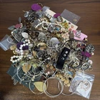 Vintage & Modern Jewelry 3 LB Lot Costume Repair Crafts Repurpose Junk Drawer