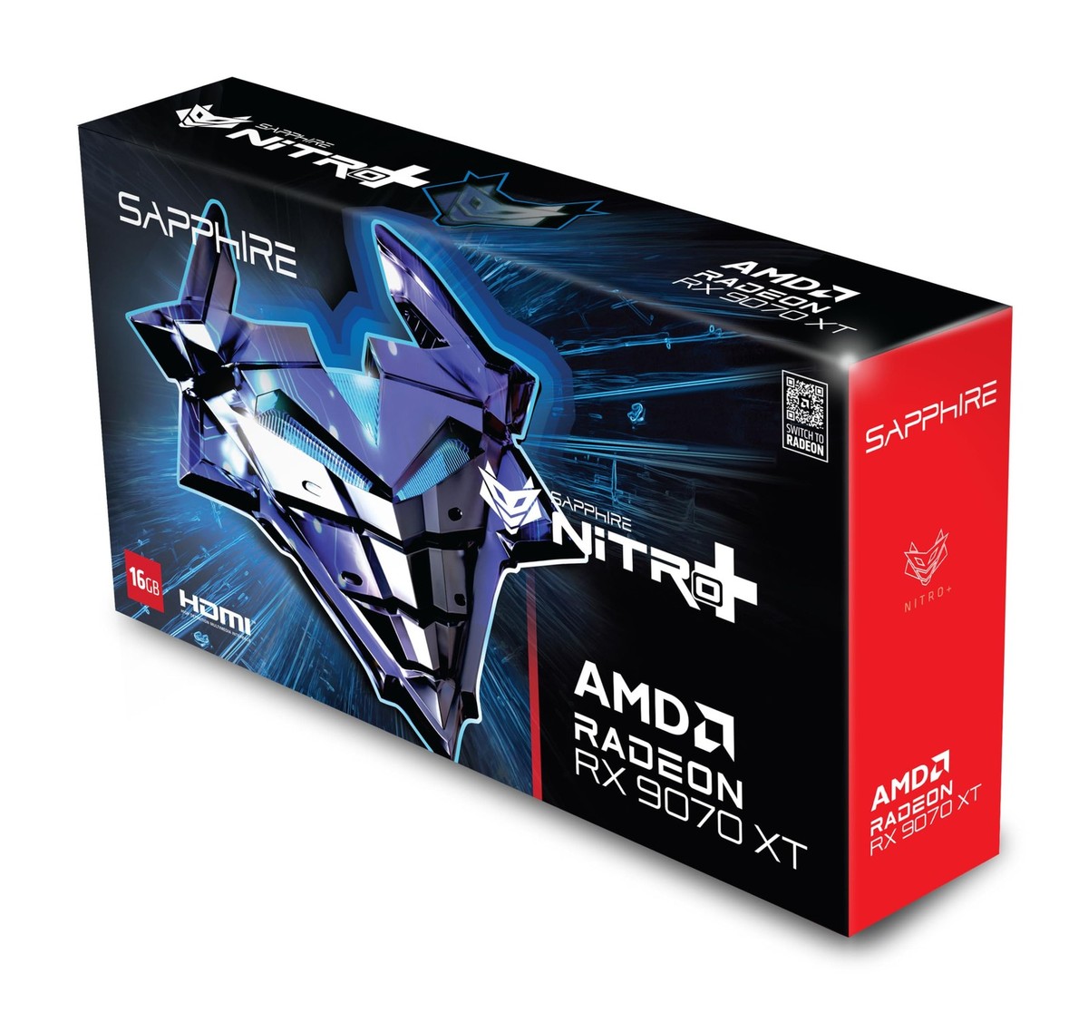 Sapphire Nitro+ AMD Radeon RX 9070 XT Gaming OC 16GB (11348-01-20G