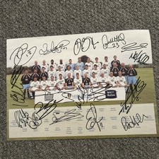 Leeds United A4 Signed Poster From 2000s (printed Autographs)
