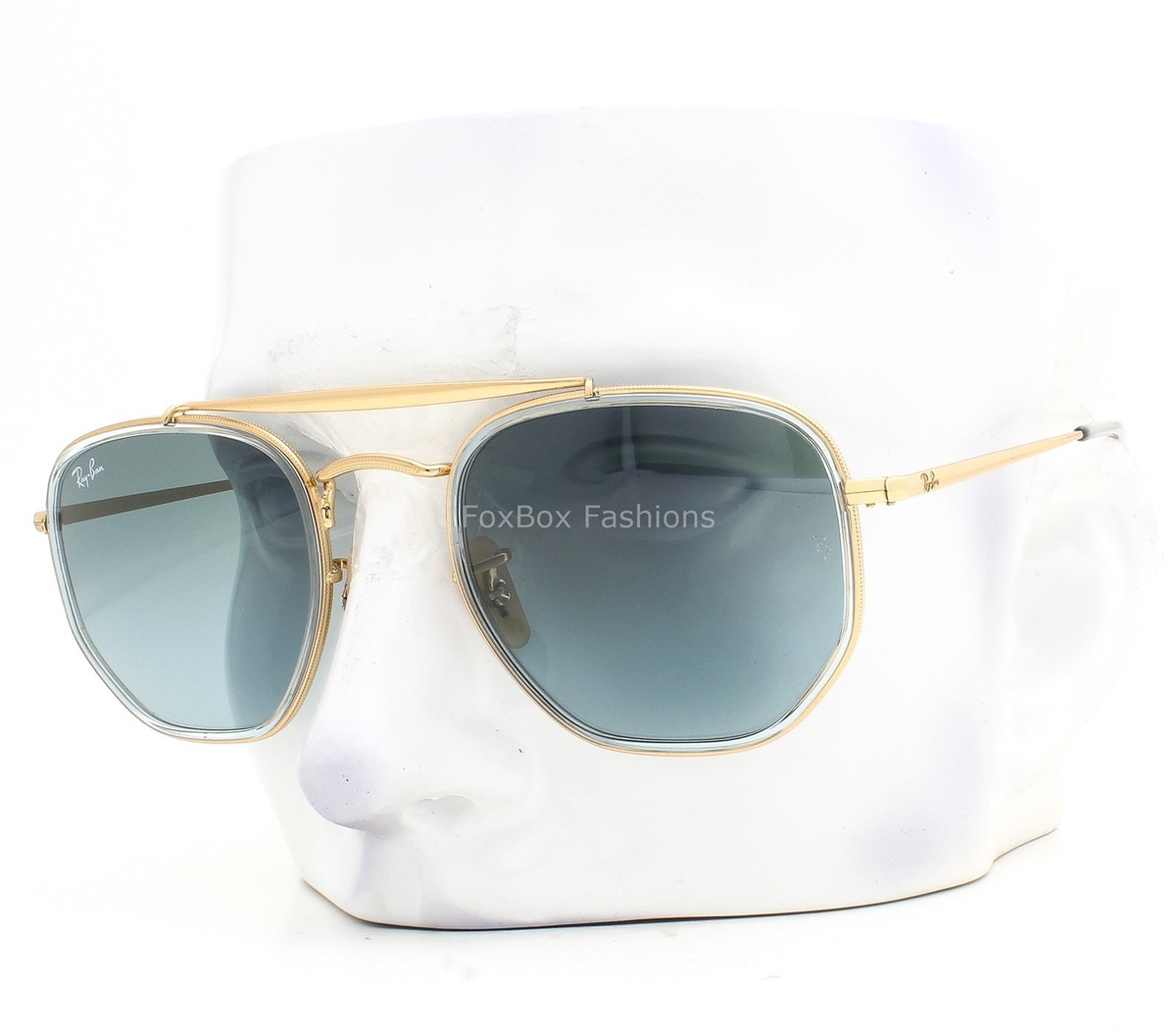Ray-Ban Marshal II Sunglasses RB3648M 9123/3M Unisex Arista Gold
