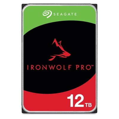 Seagate IronWolf Pro ST12000NT001 Hard Drive 12TB 7200 RPM 256MB SATA 6Gb/s HDD