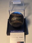 Vladimir Guerrero Jr Signed Auto OMLB Black Baseball Blue Jays COA Case included