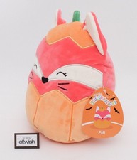 SQUISHMALLOWS ORIGINAL SQUAD FIFI RED FOX IN PUMPKIN OUTFIT CUTE 7.5 INCH NEW