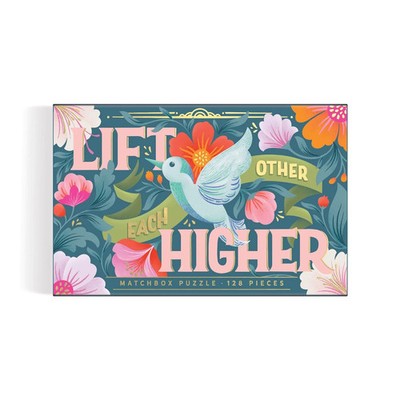 Lift Each Other Higher 128 Piece Matchbox Mini Jigsaw Puzzle Galison New