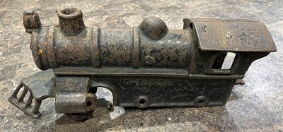 Early American Style Cast Iron Toy Train Engine