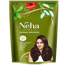 Neha 100 Herbal Mehandi, Natural Henna Hair Color, with 10 Natural Herb 1000G 