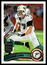 Jake Long 2011 Topps #24 Miami Dolphins NFL READ FREE SHIPPING AutographDen