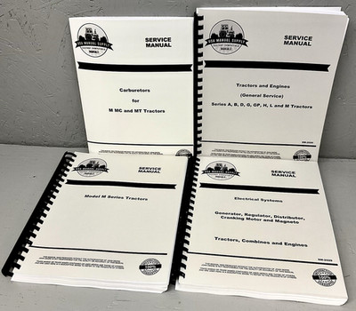 Complete Service Manual Set fits John Deere M MI Tractor Repair Shop Technical