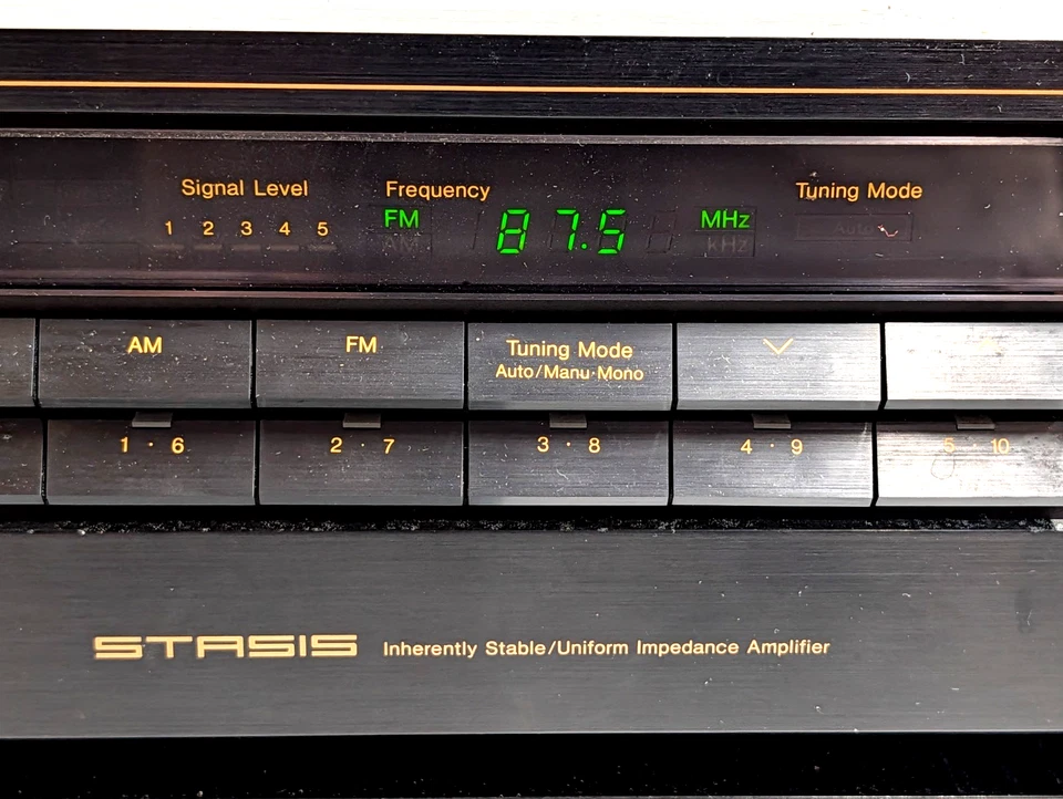 Receptor Nakamichi Stasis SR-2A CDC-3A compacto player trocador 6 CD carregador - Imagem 2 de 4