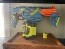 Nerf Vortex Pyragon, 40 Disc Drum Blaster Hasbro Amazing Condition