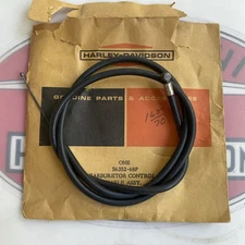 HARLEY AERMACCHI 68-e69 RAPIDO ML 125 NOS Throttle Cable Assembly 56352-68P