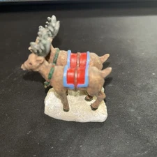 Christmas Village Reindeer Figure