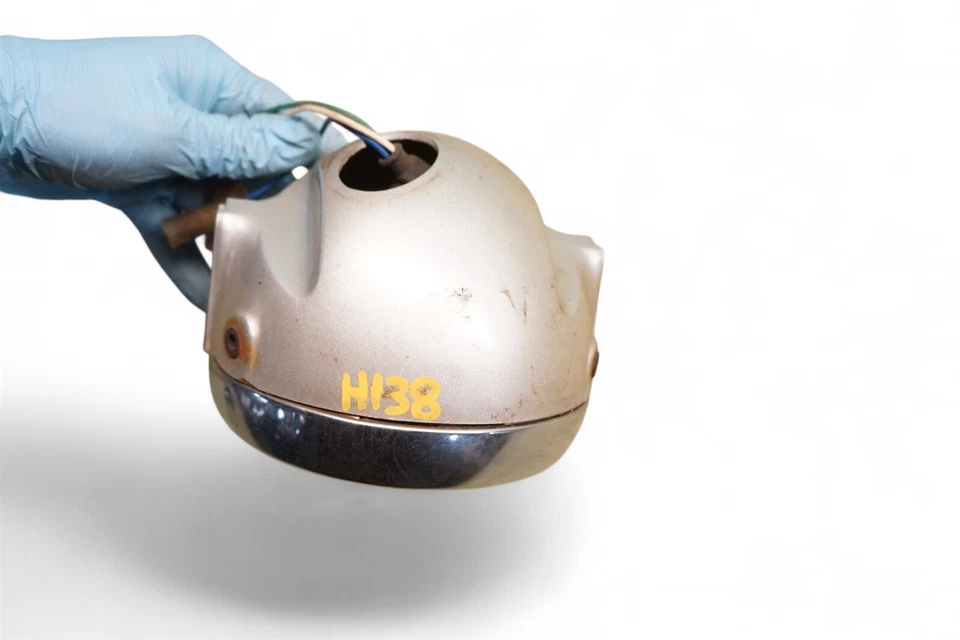 Faro + anillo de ajuste H138 *AH5 HONDA XL100 XL125 XL175 XL250 XL350 MT125 MT250 Foto 4 de 4