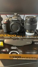 Nikon D3300 24.2MP DSLR Camera with AF-P DX 18-55 VR Lens - Black