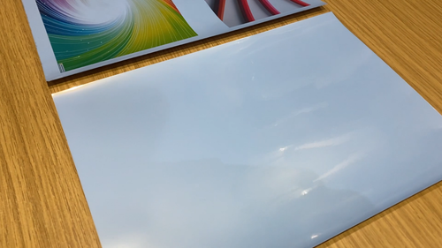 A4 Pearlescent Silver Vinyl 120gsm Self Adhesive Inkjet Laser Photo (20pk) - Video 1 of 1