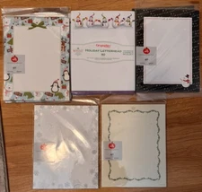 Gartner Studios 40 Count   Christmas Letterhead Stationary Paper NEW SEALED