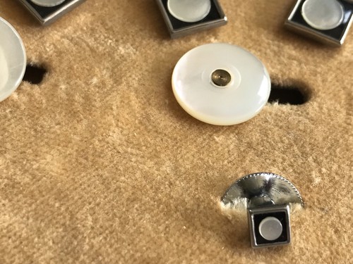 MOSS BROS - VINTAGE STYLISH MEN’S CUFFLINKS AND DRESS STUDS SET MADE IN ENGLAND - Picture 8 of 12
