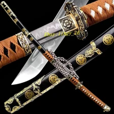 Functional Sword Razor Sharp T10 Steel Real Hamon TaChi Japanese Samurai Katana