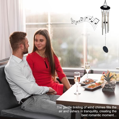 VOS Aura Deluxe 38" Metal Windchime - Melodic Perfect Home and Garden - 第 5/8 張圖片