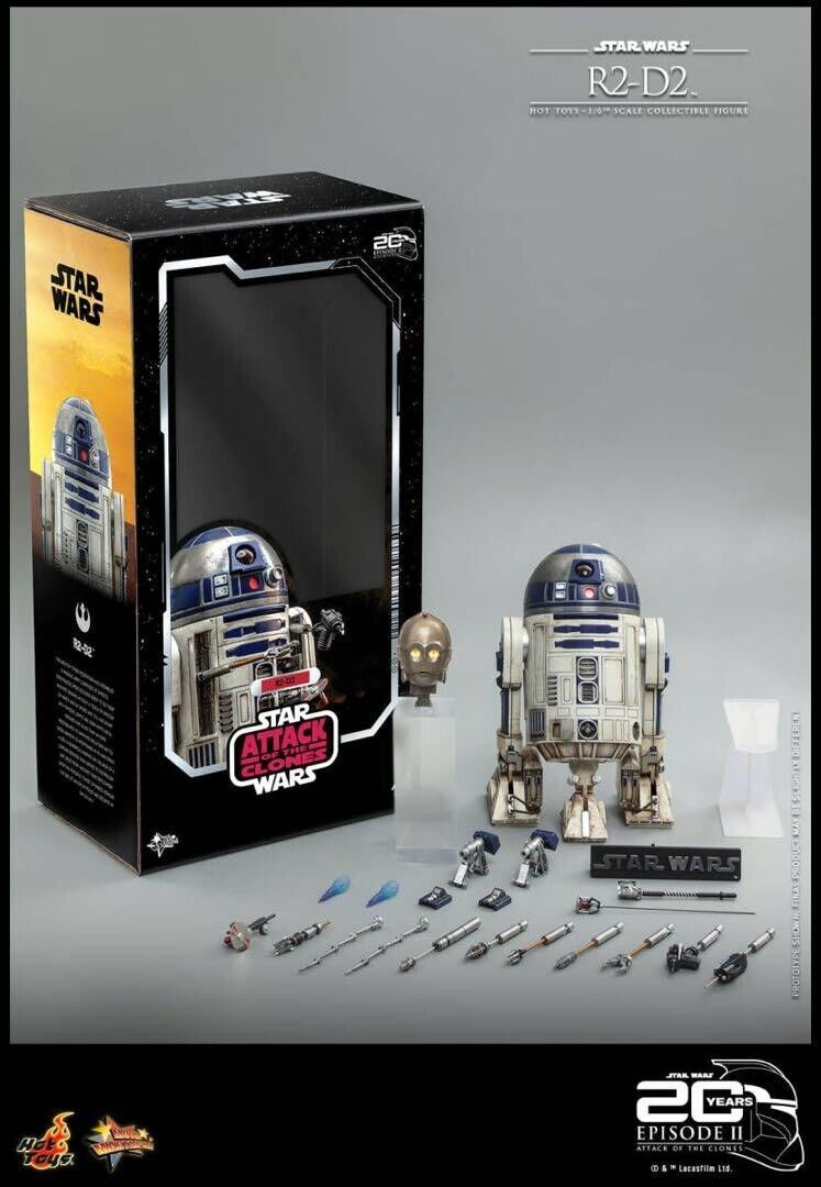 【驚きの値段で】 Hot Toys Star Wars R2-D2 1/6 Figure MMS651 Attack of the その他
