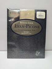 Evan Picone Size Ample Light Support Business Sheer Vintage Pantyhose