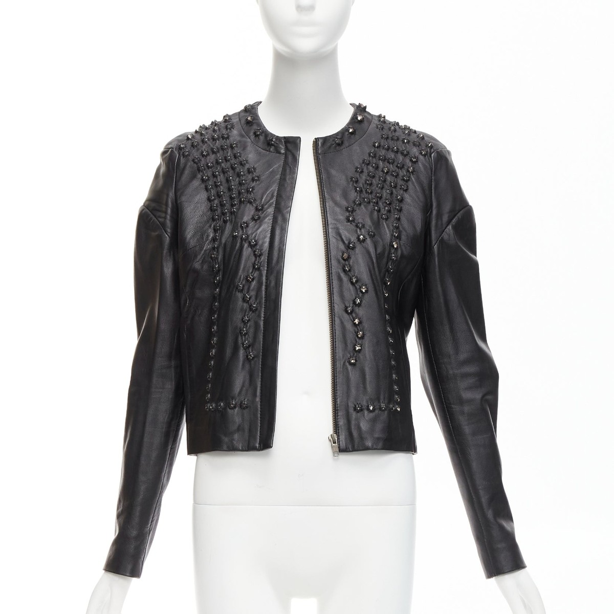 [美品]CLANEクラネ　EGG エッグFAKE LEATHER JACKET CLANE EGG FAKE LEATHER JACKET