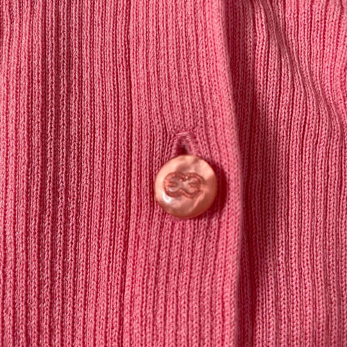 Escada Baby Pink Belted Tween Season Cardigan, V Neck, Make offer welcome! - Picture 10 of 11