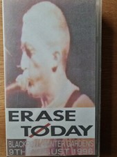 (RARE) ERASE TØDAY Vhs Live Blackpool Winter Gardens 1996 (Rebellion) punk