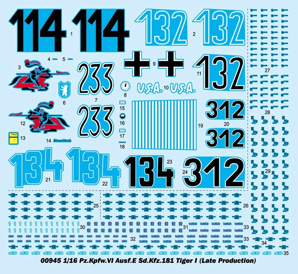 945	Trumpeter: Pz.Kpfw.VI Ausf.E Sd.Kfz.181 Tiger I (Late Production) in 1:16 - Immagine 3 di 4