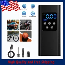 Portable Air Pump for Car Tires W/Powerful Battery 150PSI Cordless Air Pump