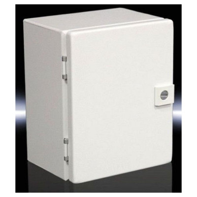 Rittal JB080804HC, 8'' x 4'' x 8'', NEMA 4, Gray Painted, Hinged Junction Box, 1 pc