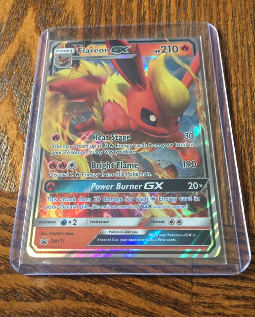 Pokemon Flareon GX SM171 Ultra Rare Black Star Promo NM/M | eBay
