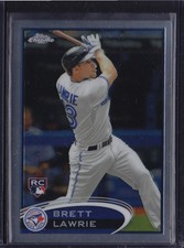 2012 TOPPS CHROME RC BRETT LAWRIE #173 BLUE JAYS A'S WHITE SOX