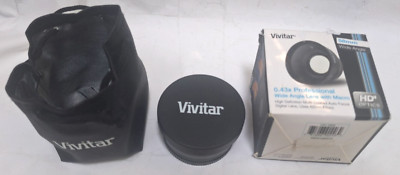 VIVITAR Professional Wide Angle/Macro Lens 58mm HD 62MM filter compatible