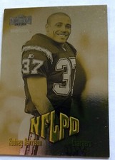 RODNEY HARRISON, 1999 METAL UNIVERSE NFLPD #198, CHARGERS
