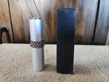 NIB Beautiful New Elegant 8ml Refillable Twist Silver Atomizer W/ Rhinestones