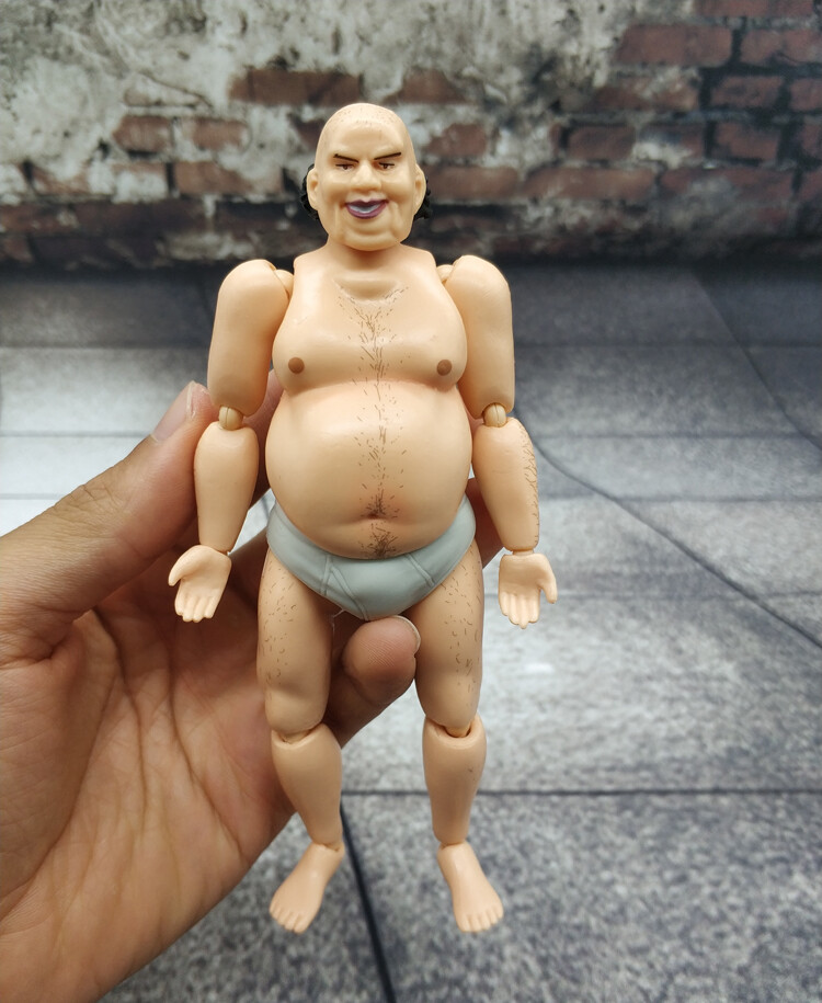 1/12 Scale Wretched Bastard Uncles Fat Man Action Figure Body