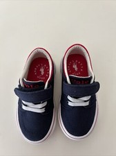 Polo Ralph Lauren Toddler Boys Faxson X Stay put Closure Sneakers Size 6 Navy