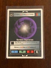  Star Trek CCG Beta WB 1995 Wormhole Negotiations