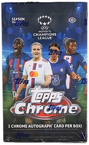 2022/23 Topps UEFA Women's Champions League Chrome Soccer Hobby Box