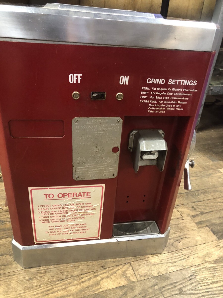 A&P Grocery Store Hobart Commercial Coffee Grinder, Vintage, Model