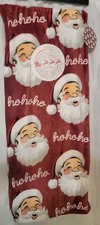 Santa Hohoho Oversized Plush Throw Blanket North Pole Christmas NWT