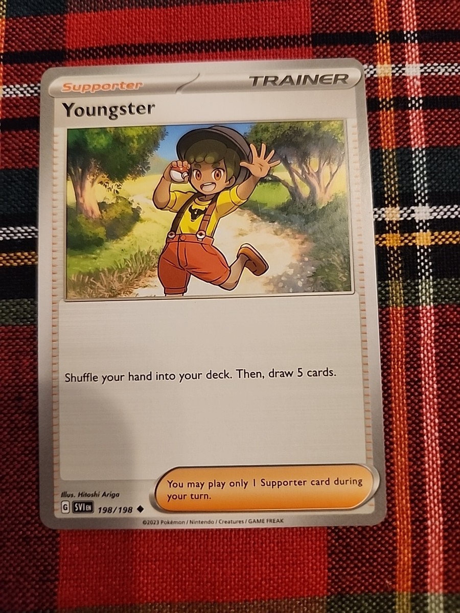 Youngster 198/198 NM - B2G1F Scarlet Violet Pokemon Card