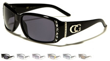 CG Eyewear Sunglasses Designer Fashion Rhinestones Shiny Fashion Frames Women