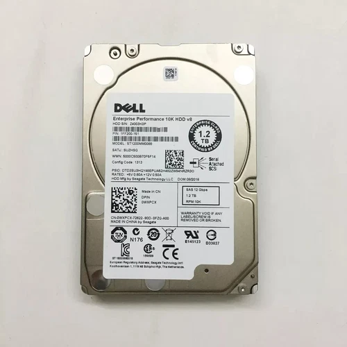 For Dell WXPCX 0WXPCX ST1200MM0088 1.2TB 10K SAS 12GB/s 2.5 in HDD Hard Drive - Picture 4 of 4