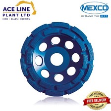 Mexco CGX90 Diamond Cup Grinder Twin Row Concrete Stone 115mm x 22mm bore