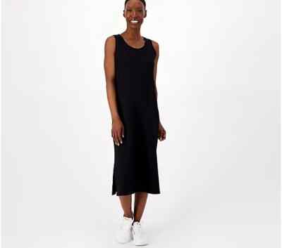 white christmas dresses Isaac Mizrahi Live! Plus Size Essentials Pima Cotton Long Sleeve Tunic –  Biggybargains main image 1